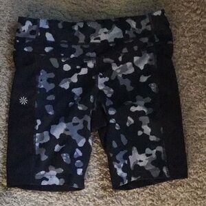 Black Camouflage Women's Shorts